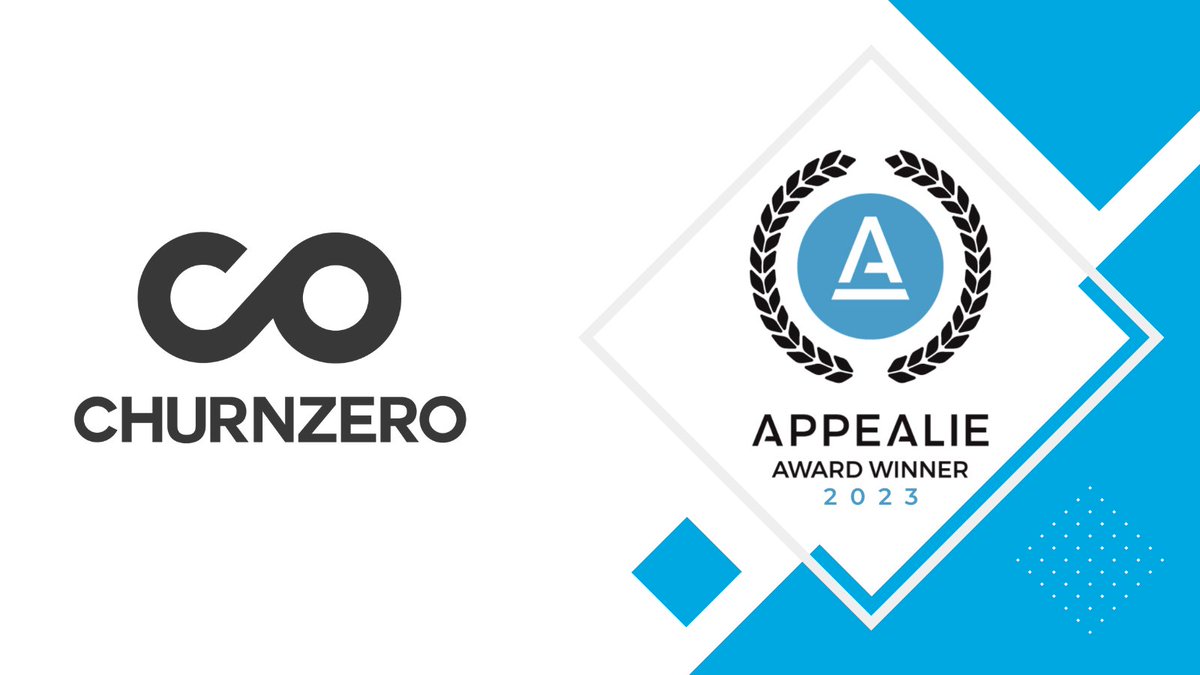 Congrats to <a href="/churnzero/">ChurnZero</a>, a winner of our 2023 Overall SaaS Award in Customer Service Category (both Enterprise and Small Business + Mid-Market). They also won in the SaaS Customer Success Award.

appealie.com/saas-software-…

#software #SaaS