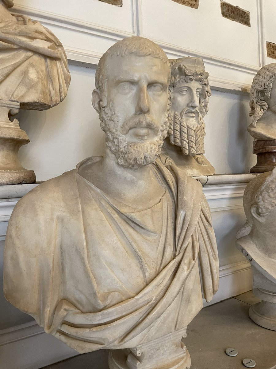 danamassey's tweet photo. @museiincomune Hello! We visited recently and are trying to identify this bust I photographed. Any chance you can help? https://t.co/ONXtnbfALU