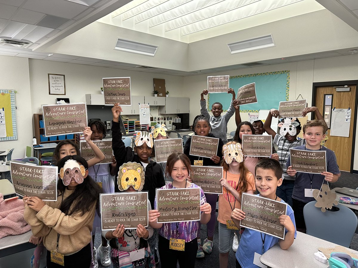 Our STAAR-FARI Adventure is complete!!! These kiddos have worked so hard all year long! I am so proud of them🤍 <a href="/McNeilElem/">McNeil Elementary</a> #mymisd #wearemcneil