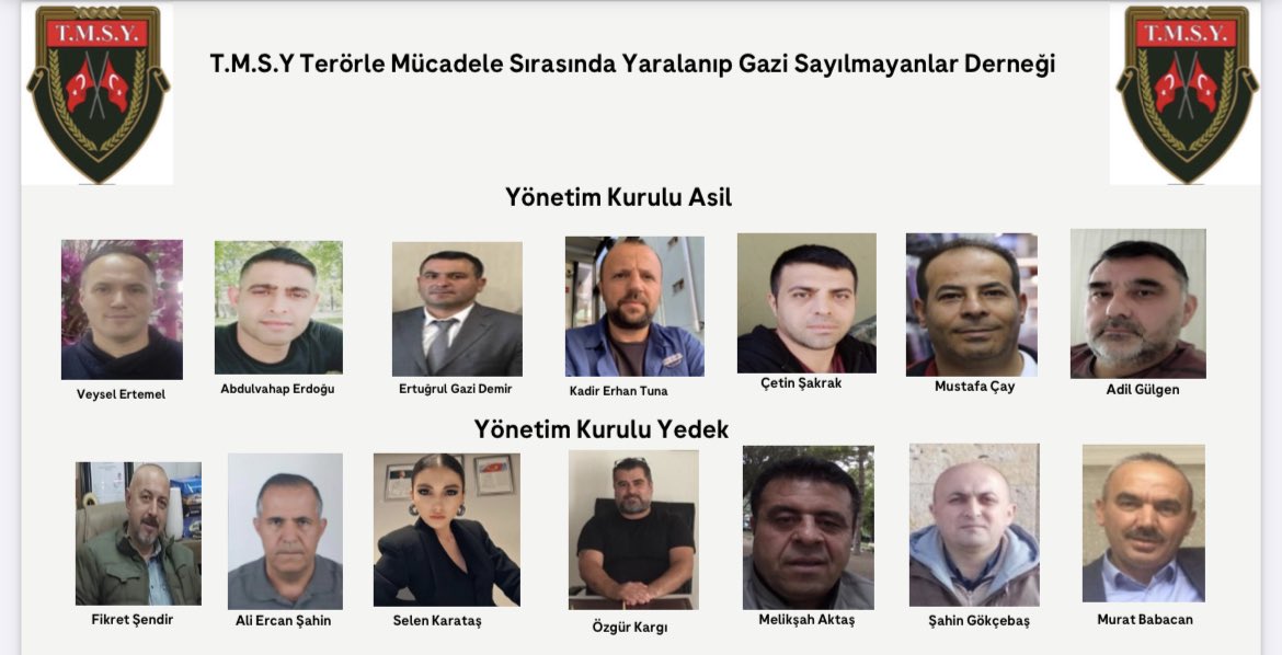 TmsyGaziler's tweet photo. Derneğimizin Yeni Yönetim Kurulu aşağıdaki gibidir. Tüm üye ve takipçilerimize hayırlı olmasını dileriz.
Saygılarımızla https://t.co/w4K948L0ku
