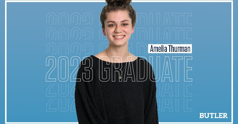 butleru's tweet photo. At Butler, students are not limited when it comes to pursuing their passions. Following graduation, @ButlerJCA student Amelia Thurman will be able to combine her two passions into a career—music and education.