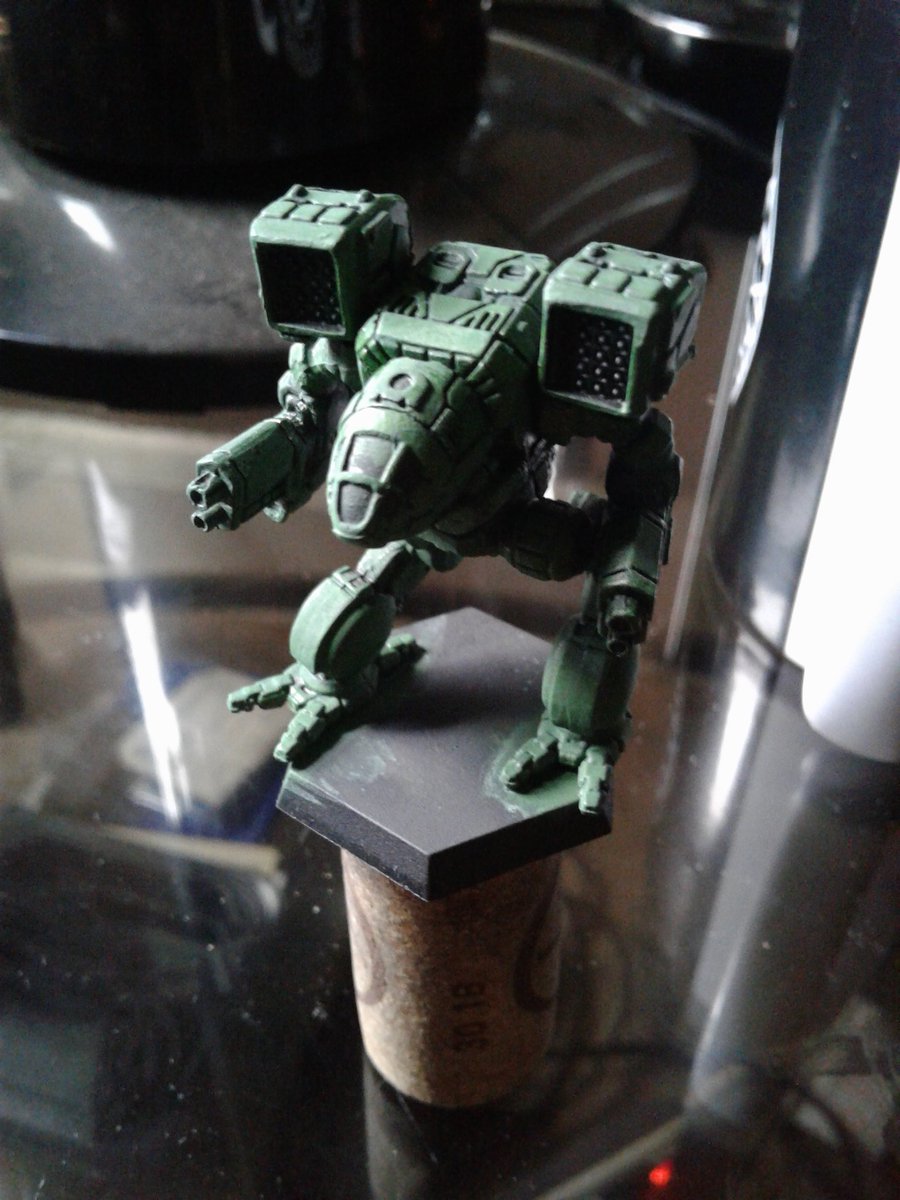 MFangrender's tweet photo. #WIP Wolf's Dragoons Beta Regiment Timberwolf https://t.co/GTst7eWyIs