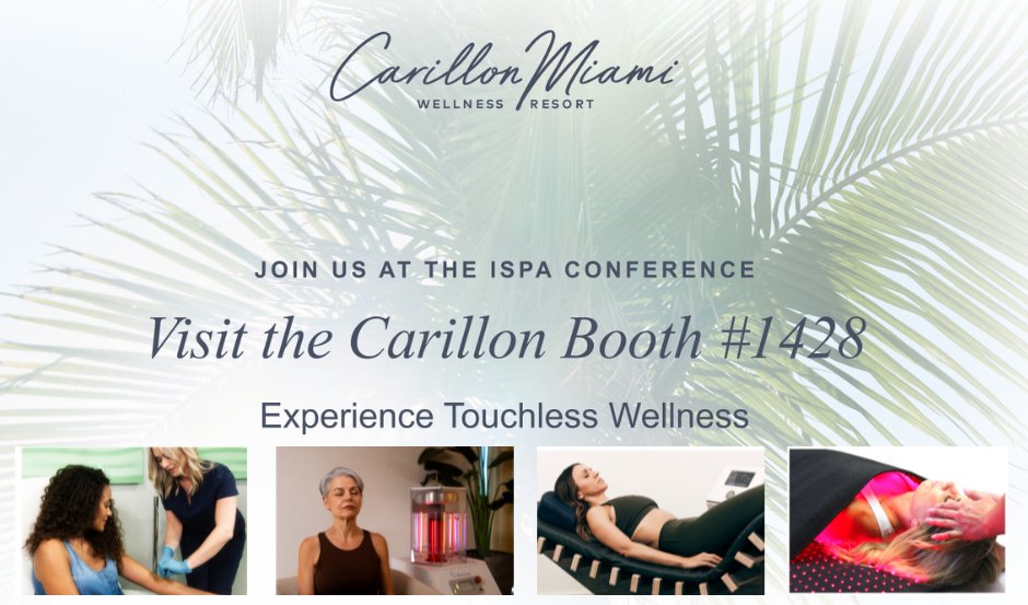 ISPA attendees, be sure to visit Carillon &amp; experience touch-less wellness. Experience wellness technology that provides improved health benefits. Plus, WIN a chance at a 2 night stay at The Carillon! Just stop by...we can't wait to see you there!  https:
conta.cc/3NrOVak
