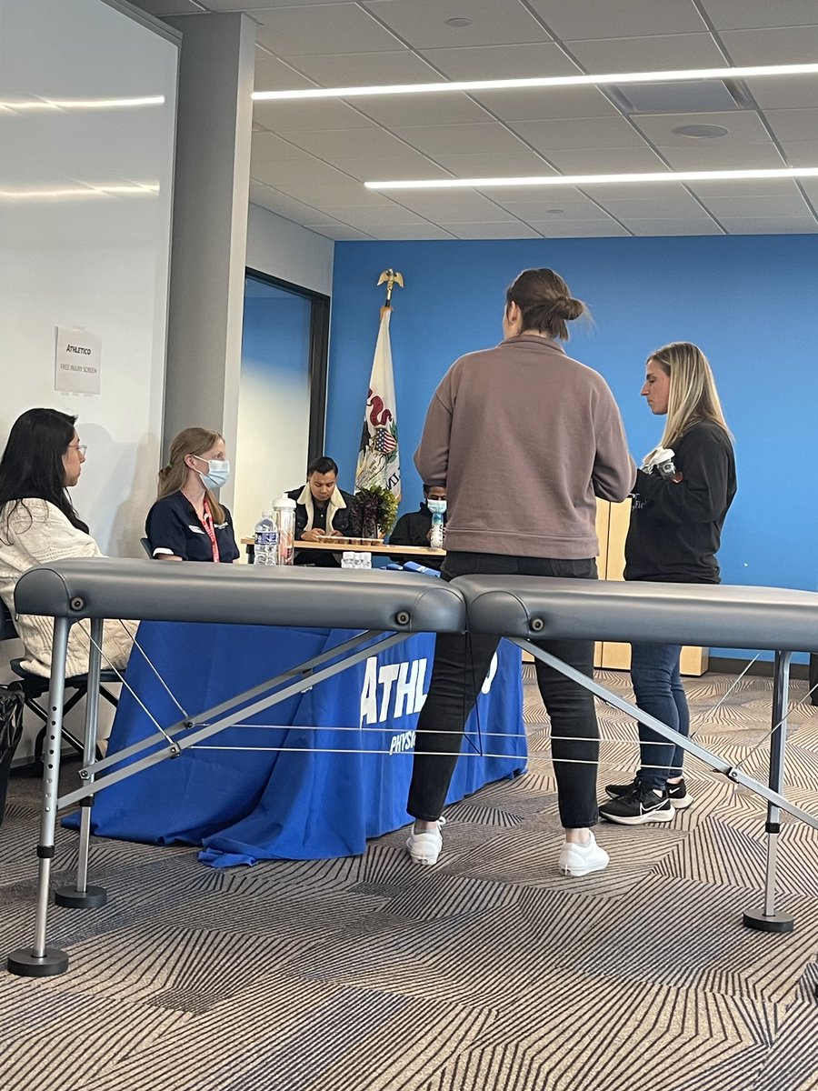 DGS_Nurse's tweet photo. 📣 DGS Staff Wellness Day was a success, thank you to our vendors for providing free health screenings and health promotion education. #StayHealthyMustangs https://t.co/8SBMyNHxxw