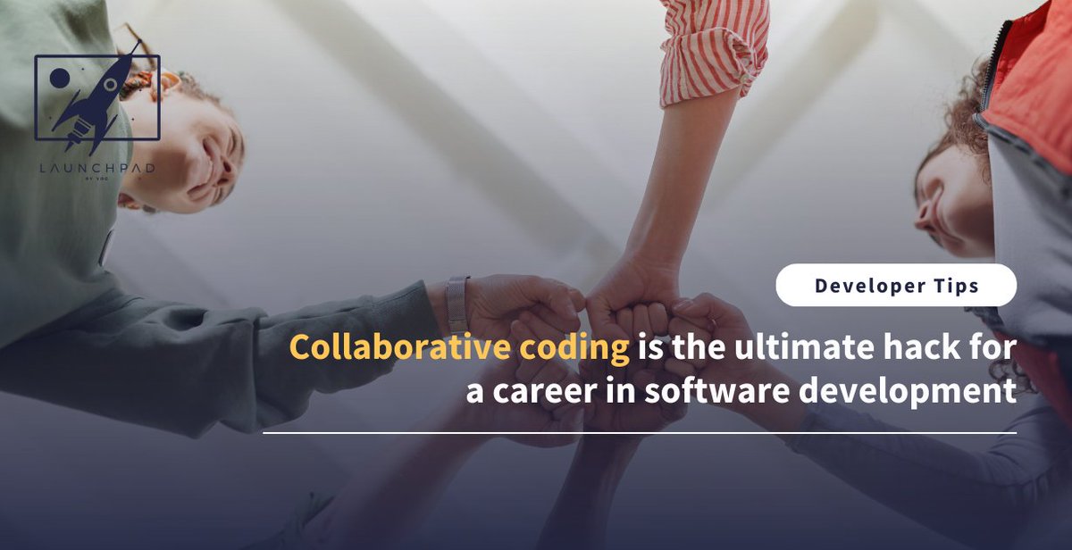 LaunchpadByVog's tweet photo. Collaborative coding can be a highly effective approach regardless of your career stage. 

To learn more about the benefits of collaborative coding, click on the link below. ⬇️ https://t.co/47vaeU2Kyi https://t.co/Enl1NE0H8Y