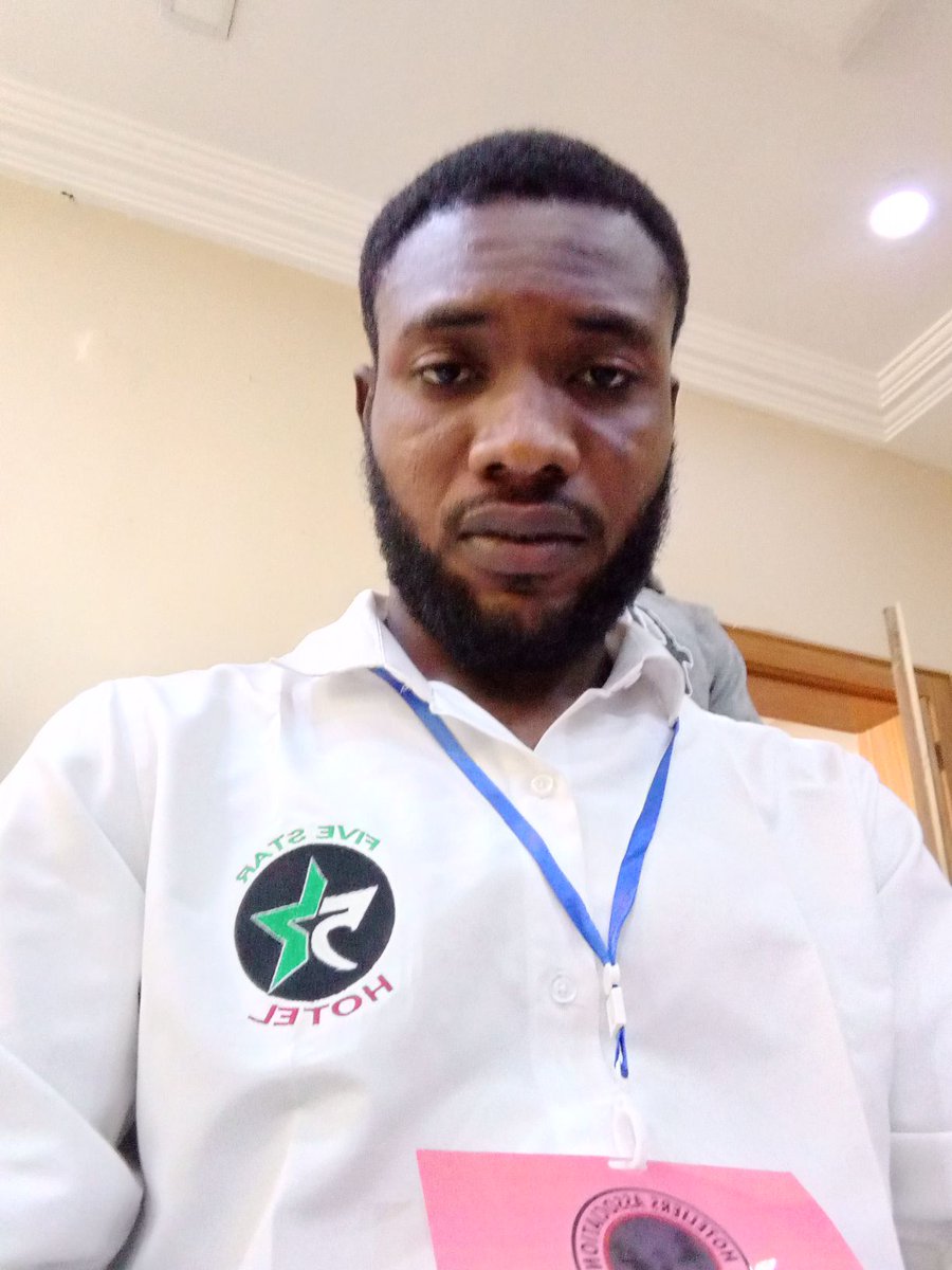 Darfsteem's tweet photo. @yabaleftonline Facility Manager at 5 star hotel https://t.co/f1PtJw2sIo