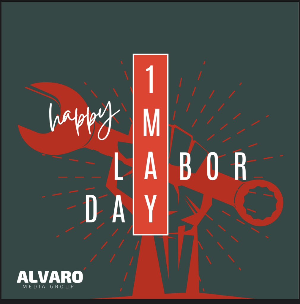 You are the most powerful and important asset to a company. 

#HappyLaborDay #HappyWorkersDay #HappyMayday #AlvaroMediaGoup #BrandAgency #Production #Publications