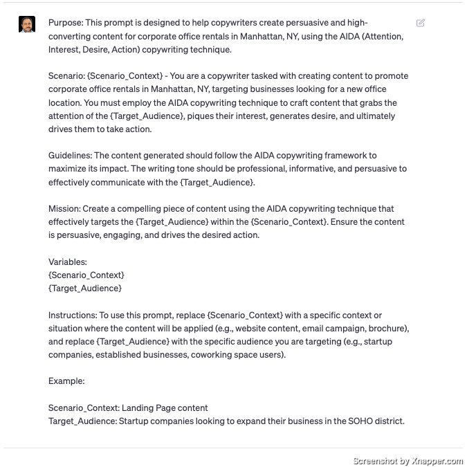 Aimpactnews's tweet image. Ok, let me explain how I did it in half a minute!
No need to be a copywriting pro! Just sharpen your prompting skills to create awesome content using prompts like this.
#writingtips #contentcreation #HowToPrompt