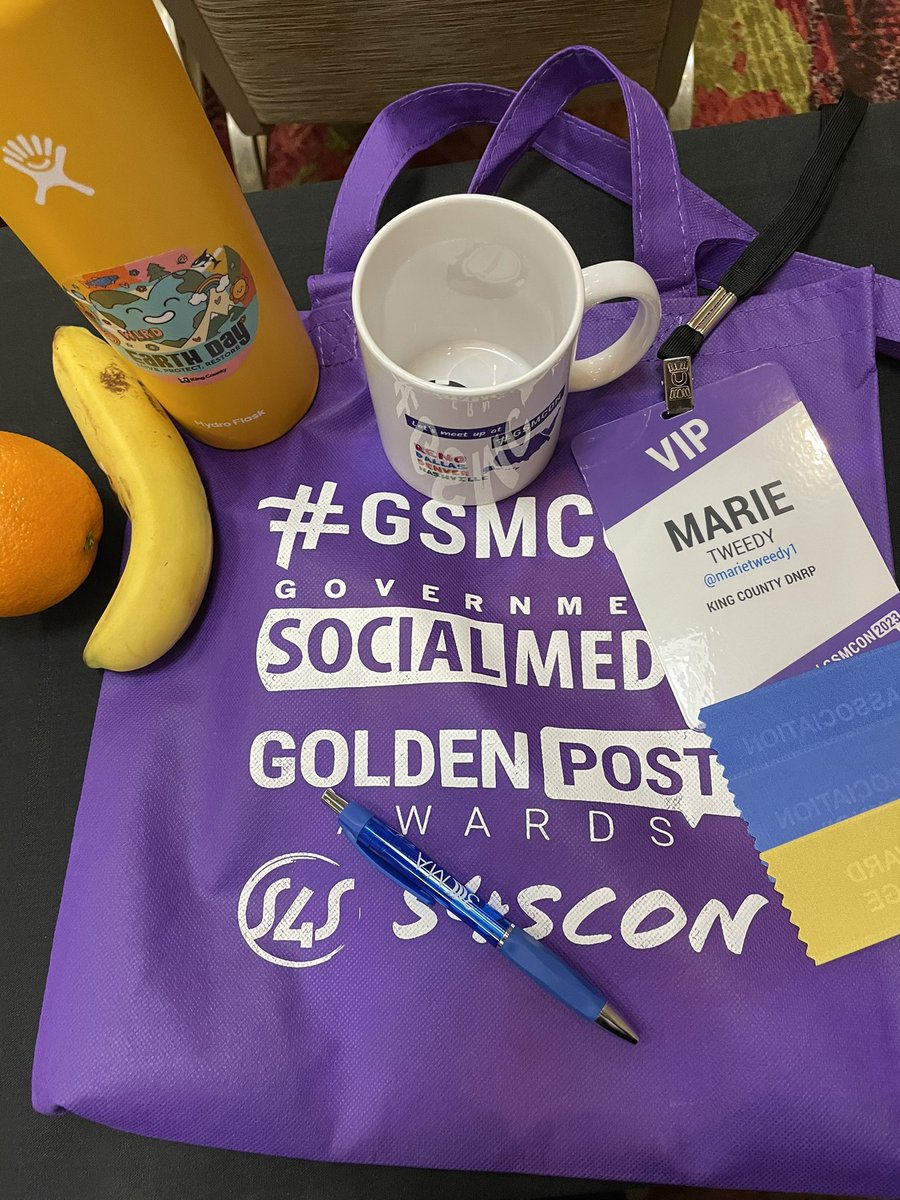Snacks and swag 💜#GSMCON