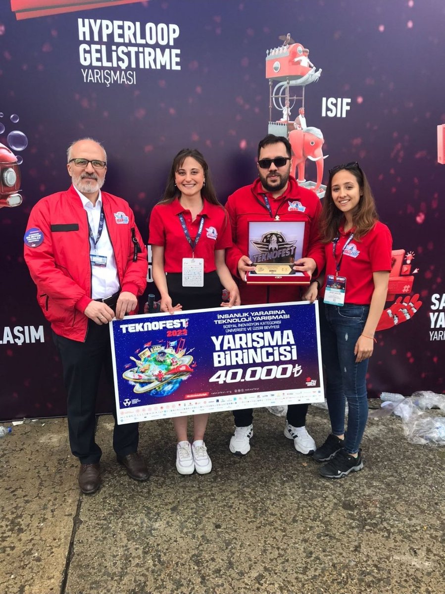 #TEKNOFEST2023 sürecini Türkiye BİRİNCİSİ olarak tamamlamamızın büyük gururunu yaşıyoruz. Danışmanı olduğum @akubiotek takımı öğrencilerimi kutluyorum, bu süreçte yanımızda olan herkese teşekkür ediyorum. <a href="/AfyonMYO/">Afyon MYO</a> <a href="/kocatepeuniv/">Afyon Kocatepe Üniversitesi</a> <a href="/Karakas1969/">Mehmet Karakaş</a>