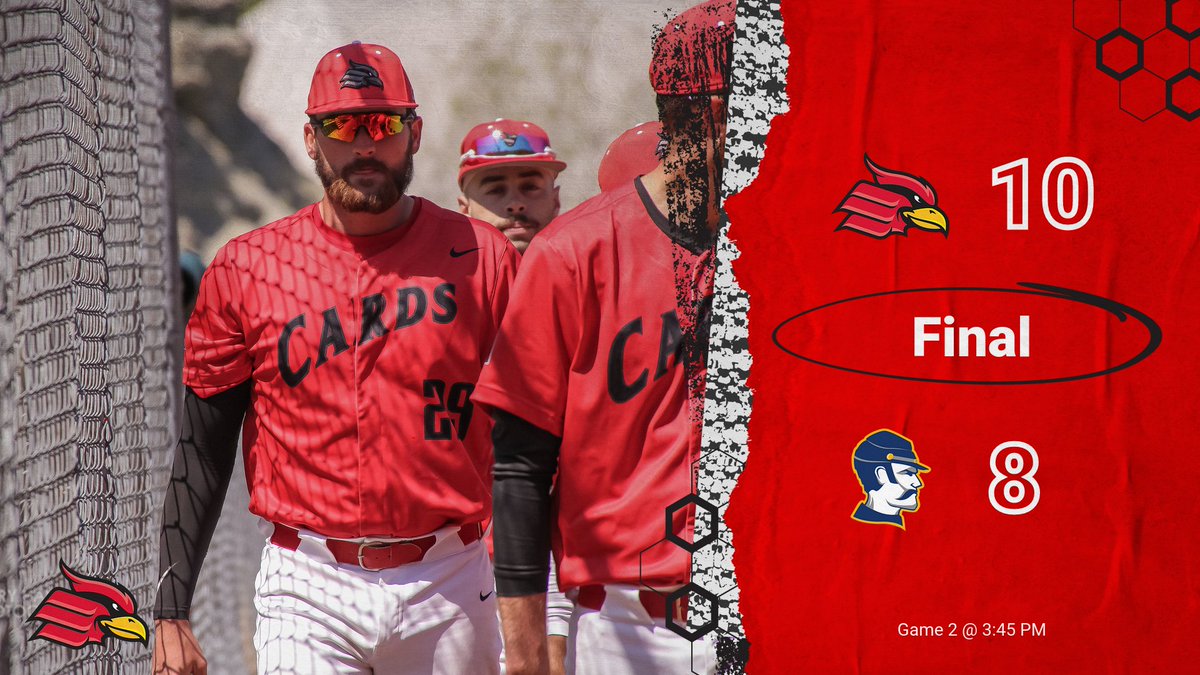 WE ARE IN!!!!! <a href="/WU_baseball/">WU Baseball</a> beats Alderson Broaddus 10-8 in game one of their doubleheader and has clinched a spot in the 2023 MEC Tournament for the second time in program history #GoCards