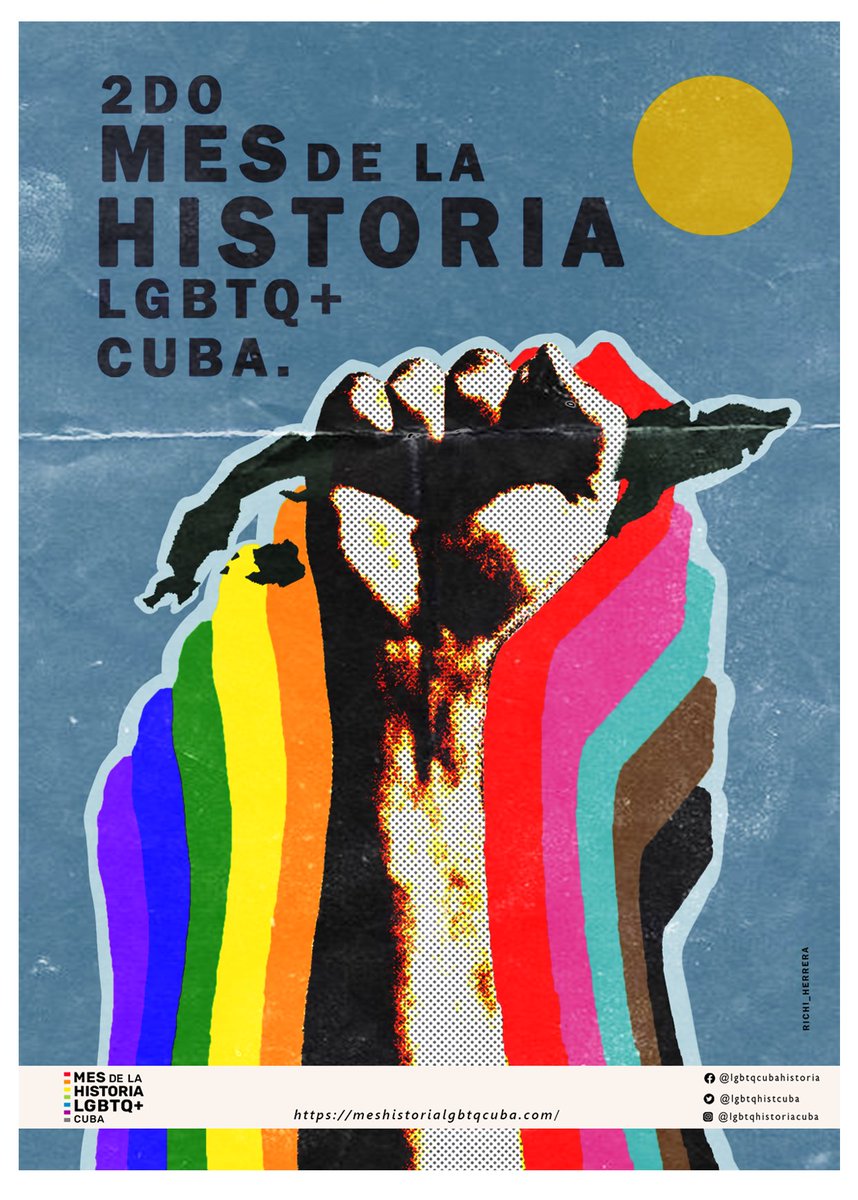 🌈🇨🇺 Today kicks off the second annual LGBTQ+ History Month in Cuba and we are excited to celebrate the rich and vibrant culture of the LGBTQ+ community in Cuba! Join us as we focus on LGBTQ+ activism in Cuba this year. #LGBTQHistoryMonth
