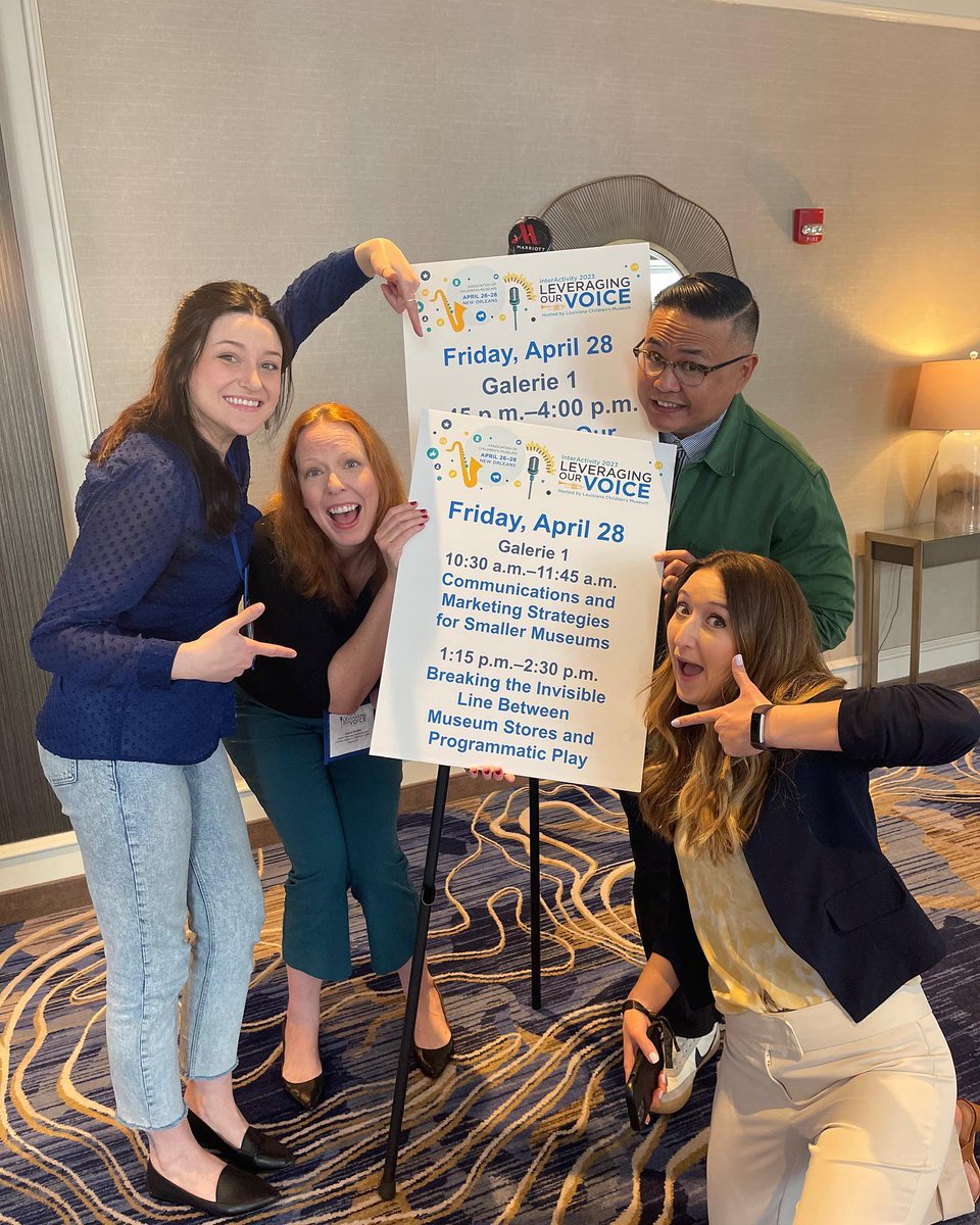 kansasdiscovery's tweet photo. Two Discovery Center team members attended the @ACM_Worldwide #IA2023 conference last week and presented workshops. We had wonderful opportunities to learn and share the exciting work happening here in #topcity! #childrensmuseum #kansasdiscovery #topekastrong https://t.co/3s6YvhXVSR