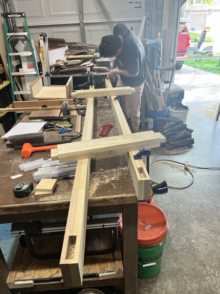 9367LLC's tweet photo. Work continues apace on this sliding barn door project we’re working on for a customer! I think it’s looking pretty darn good. Can’t wait to get it hung! What do y’all think? #custommade #customwoodwork #woodworking #smallbusiness #shoplocal https://t.co/lldsq2ZUWx