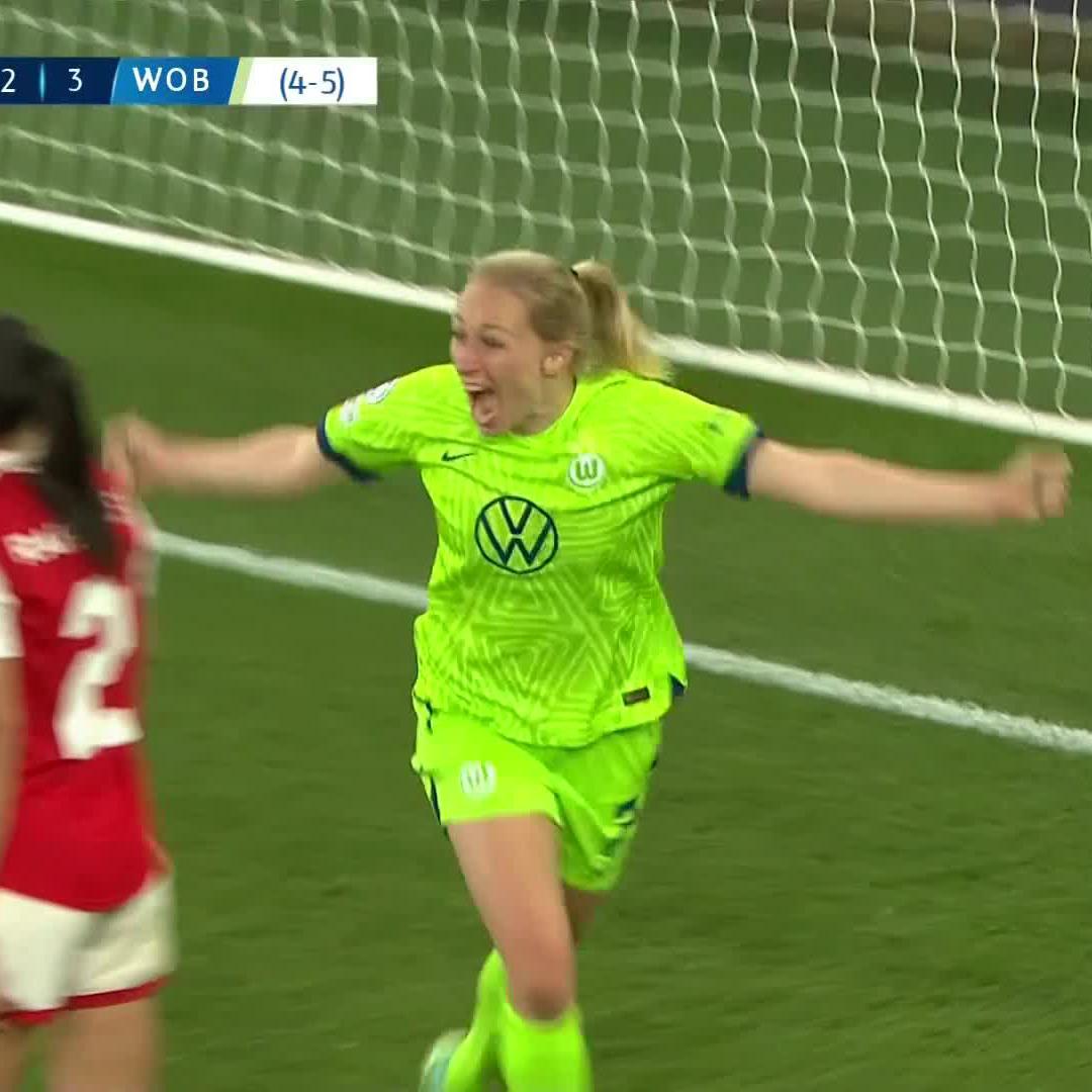 PAULINE BREMER HAS SURELY WON IT FOR WOLFSBURG!! 💚💚💚

WATCH #UWCL LIVE NOW ⬇️
🇬🇧