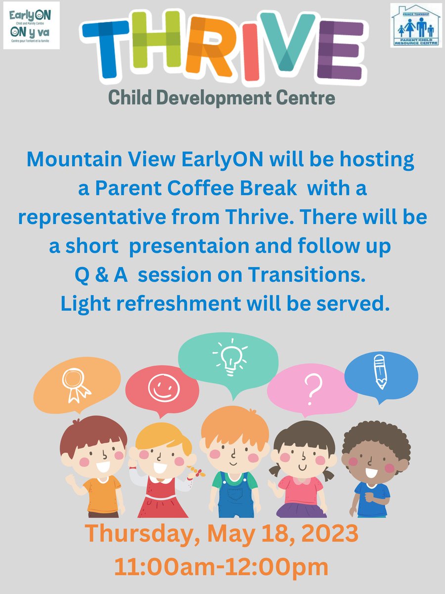 EarlyON Child and Family Centre Prince Township tweet media