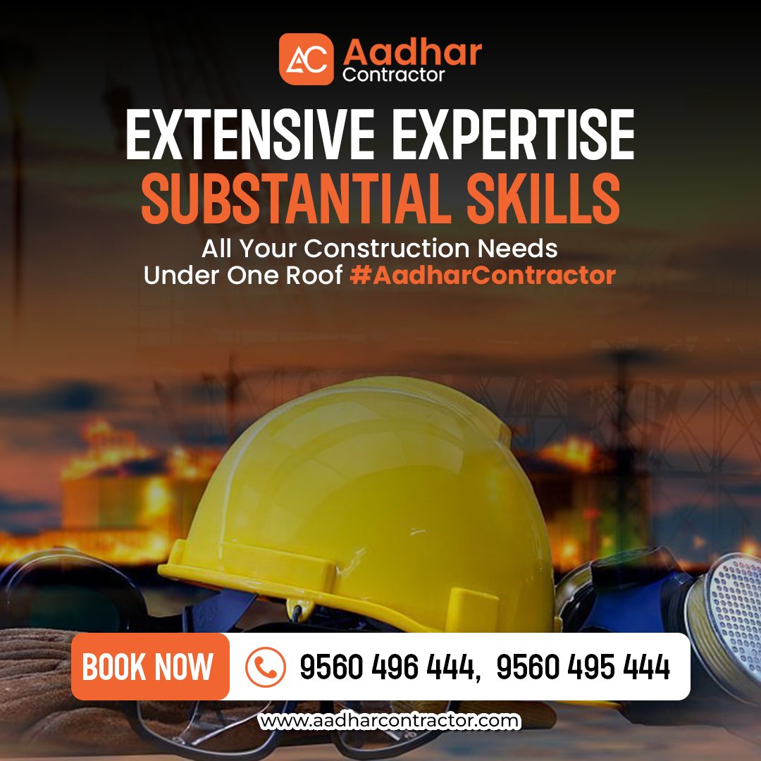 We provide Extensive expertise with Substantial skills.📷
All your construction needs under one roof #aadharcontractor 📷
.
.
Call Now: 095604 96444
Visit Now: aadharcontractor.com
.
.
#Construction #ConstructionCompany #BuildingConstruction #Architecture