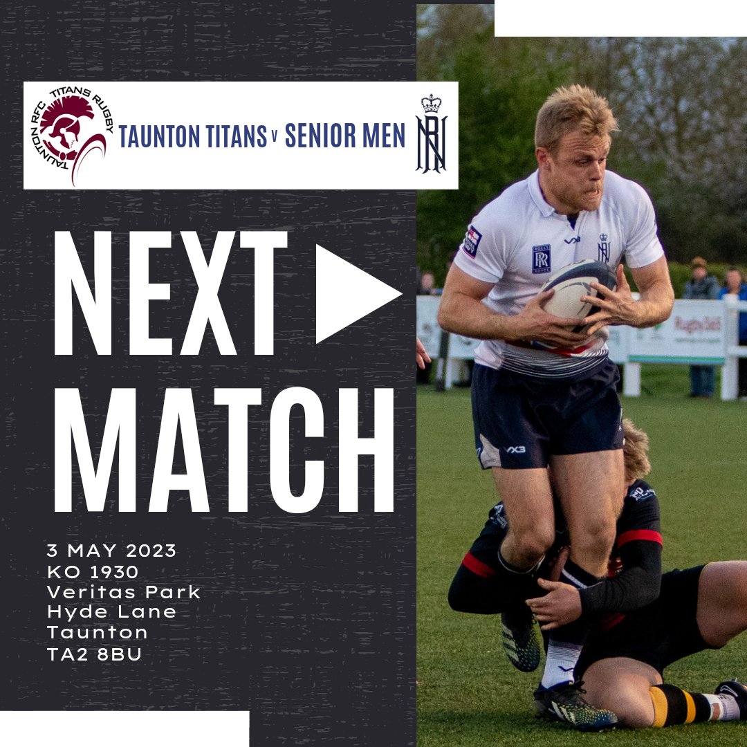 Royal Navy Rugby (@rnrugby) on Twitter photo #NavyRugby Senior Men take on <a href="/tauntonrfc/">Taunton Rugby Club</a> this Wednesday,
KO 1930.
This is their final run out before taking on the <a href="/armyrugbyunion/">Army Rugby Union</a> at <a href="/Twickenhamstad/">AllianzStadium</a>, 13 May
ποΈ tinyurl.com/yeyuh2mt
#GoNavy #interservice #militaryrugby
π· <a href="/JarradHphoto/">JHPSW</a> #NavyRugby Senior Men take on <a href="/tauntonrfc/">Taunton Rugby Club</a> this Wednesday,
KO 1930.
This is their final run out before taking on the <a href="/armyrugbyunion/">Army Rugby Union</a> at <a href="/Twickenhamstad/">AllianzStadium</a>, 13 May
ποΈ tinyurl.com/yeyuh2mt
#GoNavy #interservice #militaryrugby
π· <a href="/JarradHphoto/">JHPSW</a>