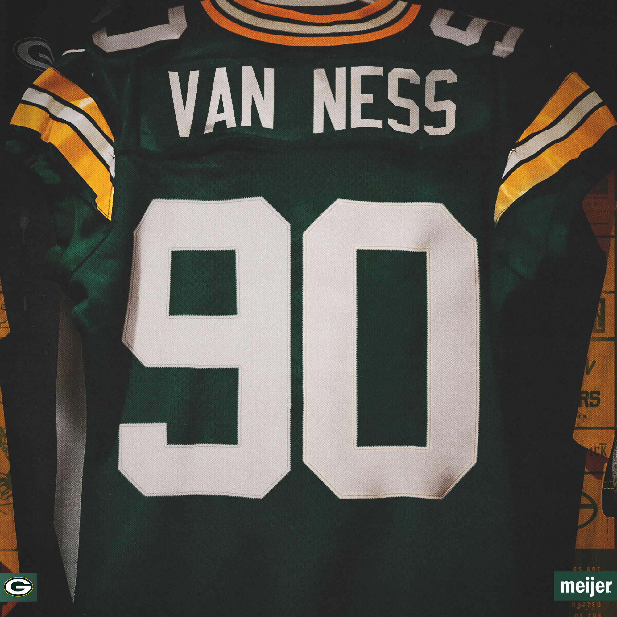 green bay packers jersey font