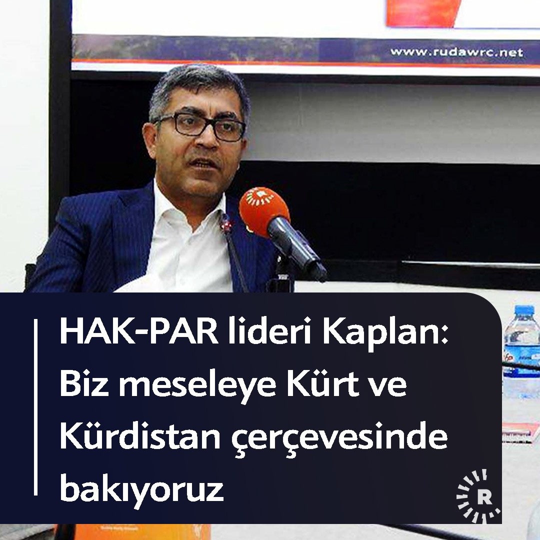RudawTurkce's tweet photo. HAK-PAR Başkanı Düzgün Kaplan, Türkiye’de seçim yarışına giren ittifak ve cumhurbaşkanı adaylarının Kürt meselesine çözüm konusunda farklı düşünmedikleri belirterek 'Bizim için Erdoğan ile Kılıçdaroğlu arasında fark yok. Meseleye Kürt ve Kürdistan meselesi çerçevesinde bakıyoruz' https://t.co/us4QoPXwhh