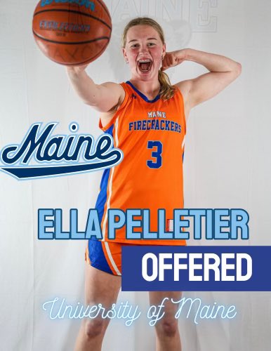 After an amazing visit at the University of Maine, I am super excited to announce that I have been offered a scholarship to play as a Black Bear! Thank you, <a href="/coachamyvachon/">Amy Vachon</a>, <a href="/CourtneyRohs/">Courtney England</a> and <a href="/tombiskup/">T. and Biscuits</a> for this amazing opportunity! 🐻