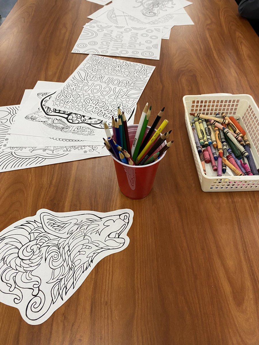 Wellness day at ND; rock painting, colouring, board games and wellness fair! <a href="/Notre_Dame_CSS/">Notre Dame CSS</a> <a href="/DPwellness4all/">DPwellness4all</a>