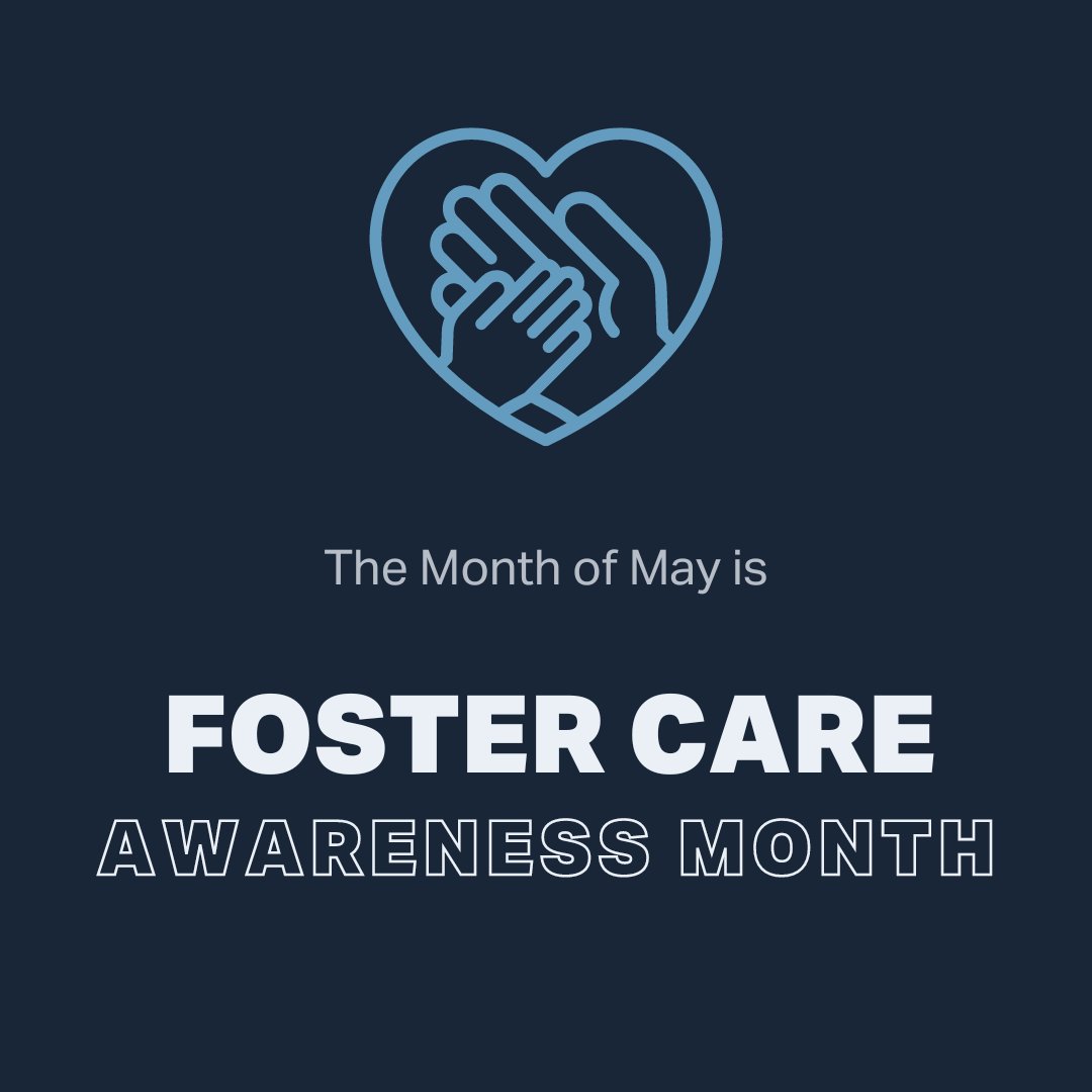 May is Foster Care Awareness Month - a time to raise awareness about the needs and challenges of children in foster care and to recognize the dedicated individuals who work to support them. Stay connected. #FosterCareAwarenessMonth  #fosteryouth