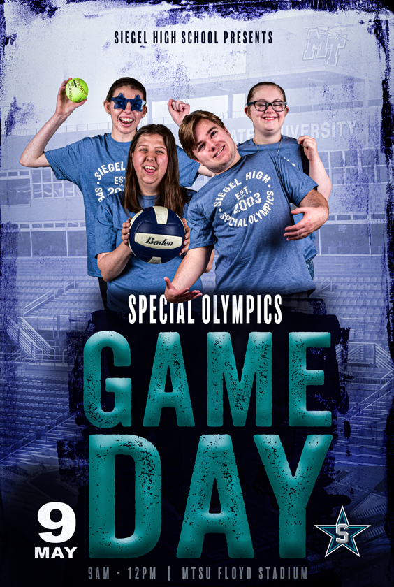 WAKE UP IT'S GAMEDAY!

<a href="/SiegelHighStars/">Siegel High School</a> and <a href="/Siegel_Nation/">The Nati❌n</a> is cheering on our Special Olympians today as they compete at MTSU in the Softball Throw, 100M Run, and the Standing Long Jump. Good luck Kandice, Abby, Isaac, and Mary Clare!

#P2BASS