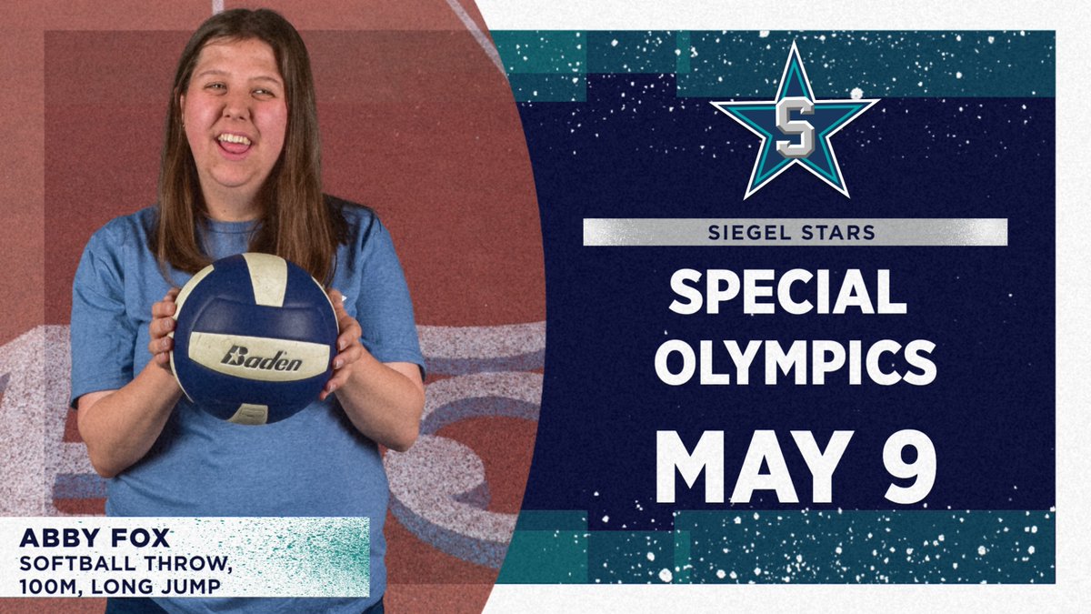 Hey <a href="/SiegelHighStars/">Siegel High School</a> and <a href="/Siegel_Nation/">The Nati❌n</a>, 
Let's wish Abby Fox good luck as she competes in tomorrows Special Olympics in the Softball Throw, 100M Run, and the Standing Long Jump.

LET'S GO ABBY!

#P2BASS