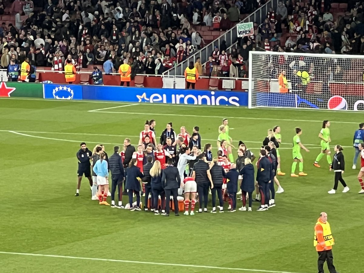 So cruel after such a valiant effort from this brave <a href="/ArsenalWFC/">Arsenal Women</a> side. So much to be proud of from a team that has lost five world class players. So much more to come from this squad next season. As the Emirates PA so rightly said: We Go Again