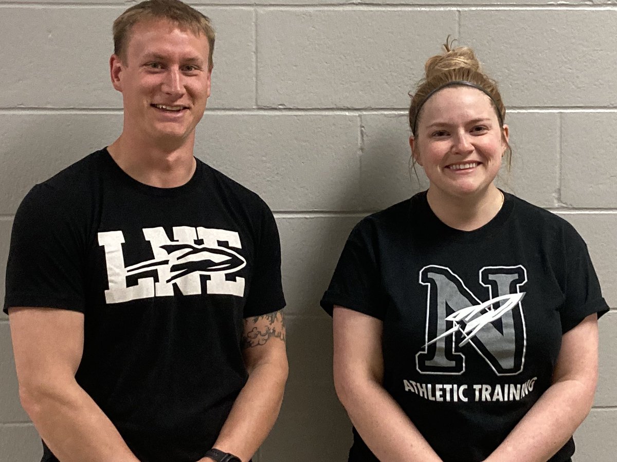 It is NSAA Athletic Trainers Week and we have two outstanding ones in Bryan and Hannah. They are appreciated by the LNE🚀community!
