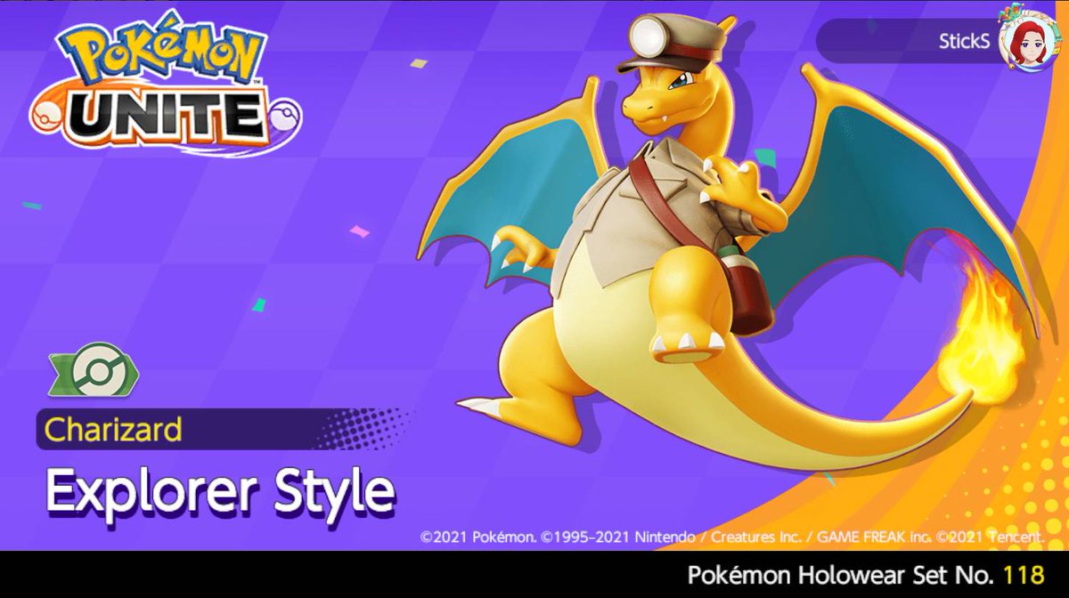 Sticks0420's tweet photo. Charizard he exploring. Use the map. #PokemonUNITE #playpokemon #Season11 #Charizard #explorerstyle #Pokemon #Nintendo https://t.co/jHYqQxN5MQ