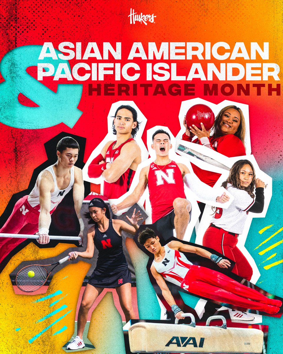 Huskers's tweet image. May is Asian American and Pacific Islander Heritage Month, a time to celebrate the culture, contributions and history of our AAPI staff and student-athletes.
#AAPIHeritageMonth • #GBR
