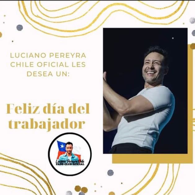 Sebastián Jara Molina (@sebauctkd) on Twitter photo Todo el fans club <a href="/LPereyrachile/">LPereyraChileFcoficial💙</a> les deseamos a cada uno de ustedes un lindo día del trabajador 🙌❤️ @umusicchile <a href="/bizarrolivecl/">Bizarro Live Entertainment</a> <a href="/LucianoPereyra/">Luciano Pereyra</a> @nicogaribotti <a href="/LujanProd/">Luján Producciones</a> Todo el fans club <a href="/LPereyrachile/">LPereyraChileFcoficial💙</a> les deseamos a cada uno de ustedes un lindo día del trabajador 🙌❤️ @umusicchile <a href="/bizarrolivecl/">Bizarro Live Entertainment</a> <a href="/LucianoPereyra/">Luciano Pereyra</a> @nicogaribotti <a href="/LujanProd/">Luján Producciones</a>