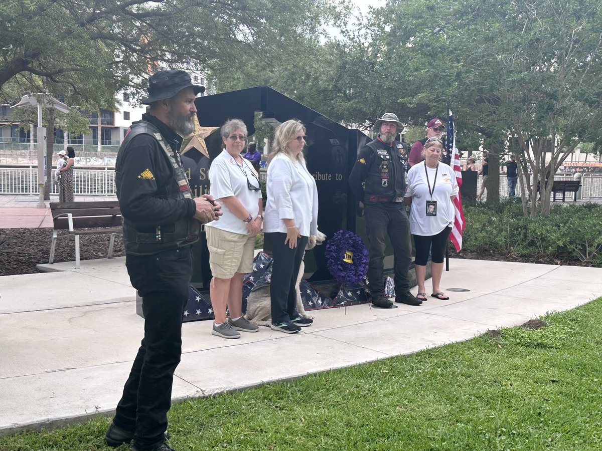 WWFoundation's tweet photo. This #MonumentMonday, we salute the City of Tampa #GSFMM in Tampa, FL. As Woody said, “The monument is just the beginning!”
This monument was dedicated in November of 2020 and remains an active site for the mission.
#TheCauseIsGreaterThanI https://t.co/WygibUN4Vn