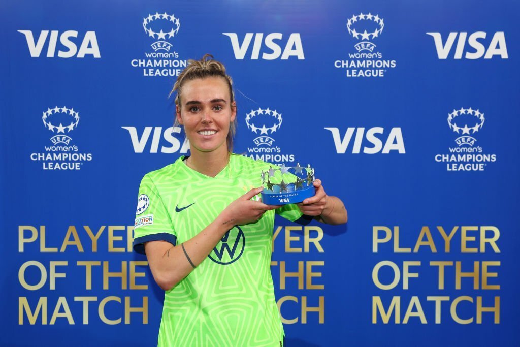 Jill Roord 🇳🇱 est FEMME DU MATCH de la rencontre Arsenal 🆚 Wolfsburg 🌟🇪🇺

📸 Getty