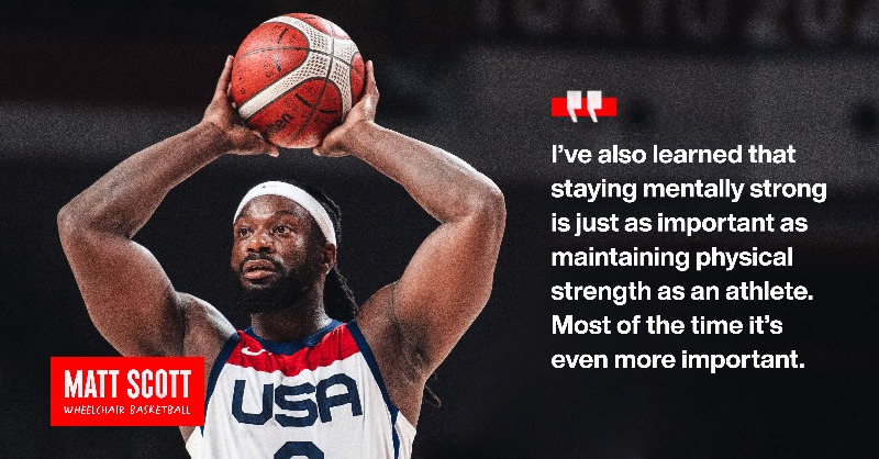TeamUSA's tweet photo. Team USA athletes have used their voices to normalize mental health and remove the stigma. #MentalHealthAwarenessMonth https://t.co/CI0Ait4h3T