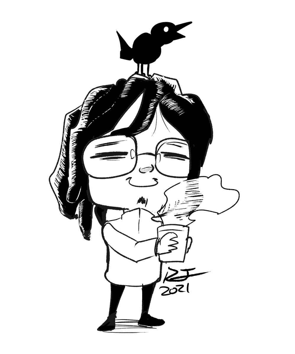 YGKrow's tweet image. As of late, I try to represent myself smiling more. SO many of my characters have death scowls