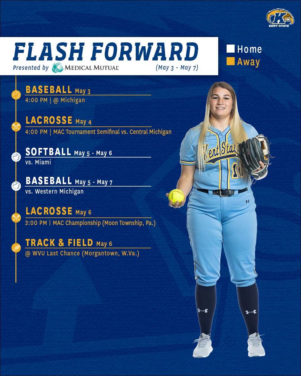 Kent State Athletics (@kentstathletics) on Twitter photo Big week on campus as we celebrate our <a href="/KentStSoftball/">Kent State Softball</a> (May 5) and <a href="/KentStBaseball/">Kent State Baseball</a> (May 6) senior classes!
#GoFlashes⚡️ Big week on campus as we celebrate our <a href="/KentStSoftball/">Kent State Softball</a> (May 5) and <a href="/KentStBaseball/">Kent State Baseball</a> (May 6) senior classes!
#GoFlashes⚡️