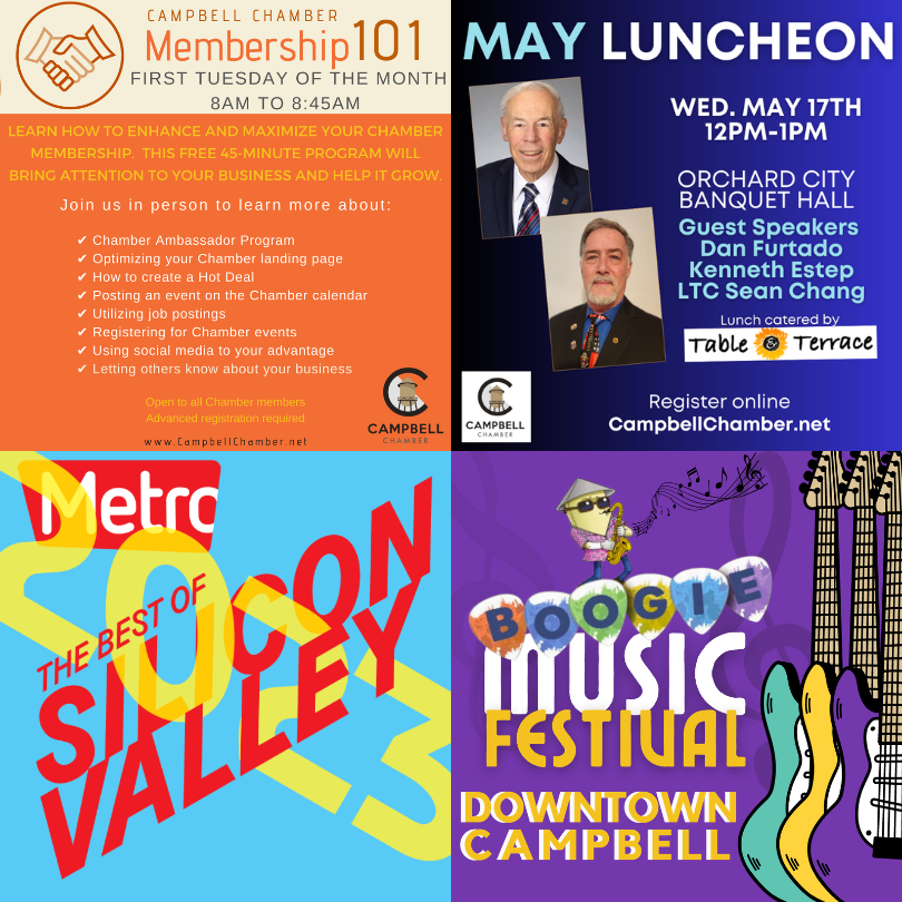 Chamber Enews for the Week of May 1st through May 5th, 2023

✅ Membership 101 Tomorrow 
🍽️ May Luncheon Registration is Open
🗳️ Vote for Boogie &amp; Oktoberfest as Metro's Best
🎸 Get Ready to Boogie May 20th &amp; 21st

More info at conta.cc/3LCOwAB
conta.cc/40OqtDa