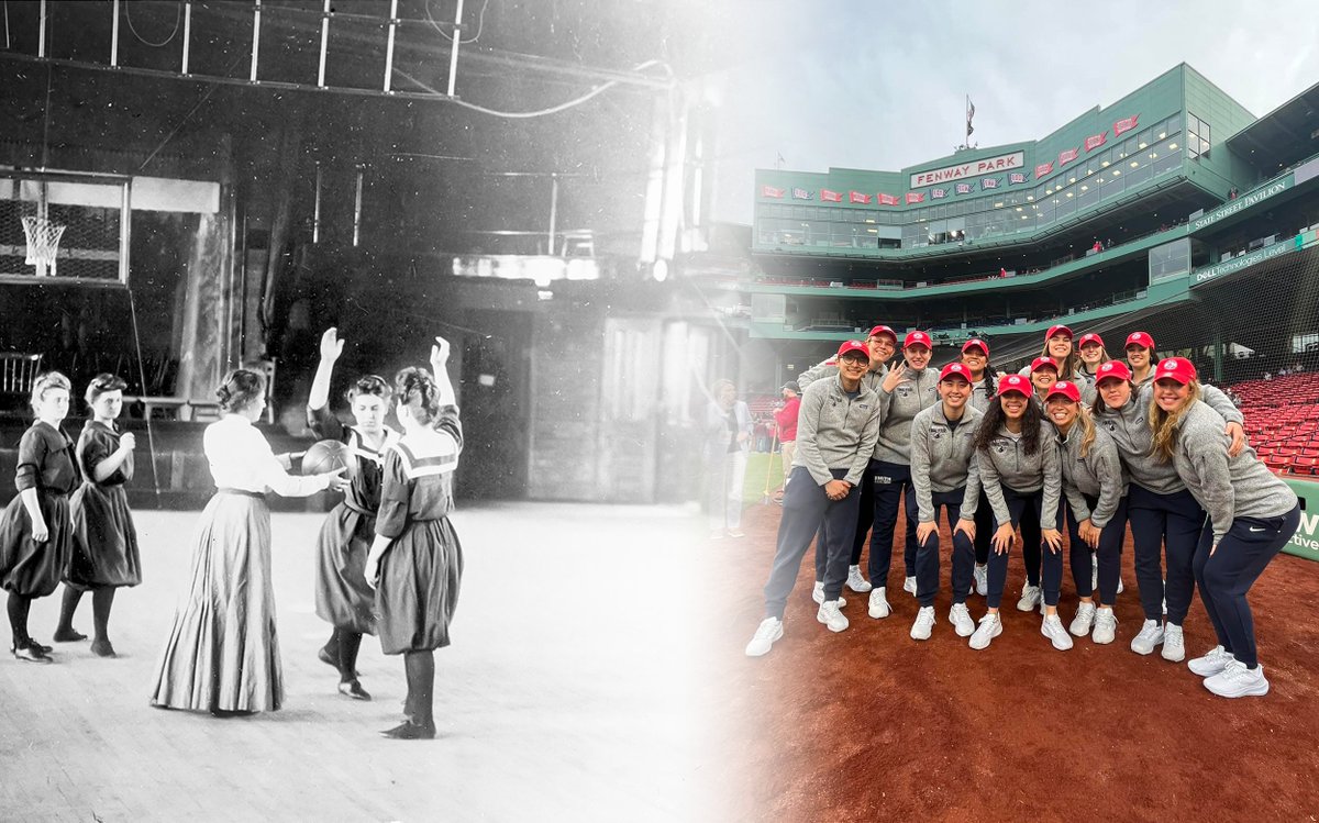 Last week, the <a href="/RedSox/">Red Sox</a> honored <a href="/SmithPioneers/">Smith Athletics</a>' Final Four basketball team at <a href="/fenwaypark/">Fenway Park</a>! Just as they organized the first-ever women's basketball game 130 years ago, Smithies today continue the college’s legacy of historic athletic achievement. Congratulations, Pioneers!