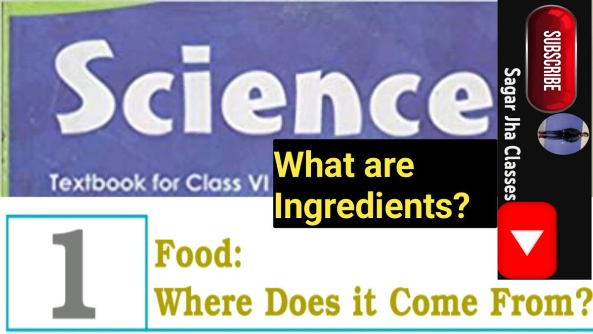 sagarjhaclasses's tweet image. I added a #classvi #NCERT #Science video to a 
#youtubechannel ▶️ #sagarjhaclasses . . .