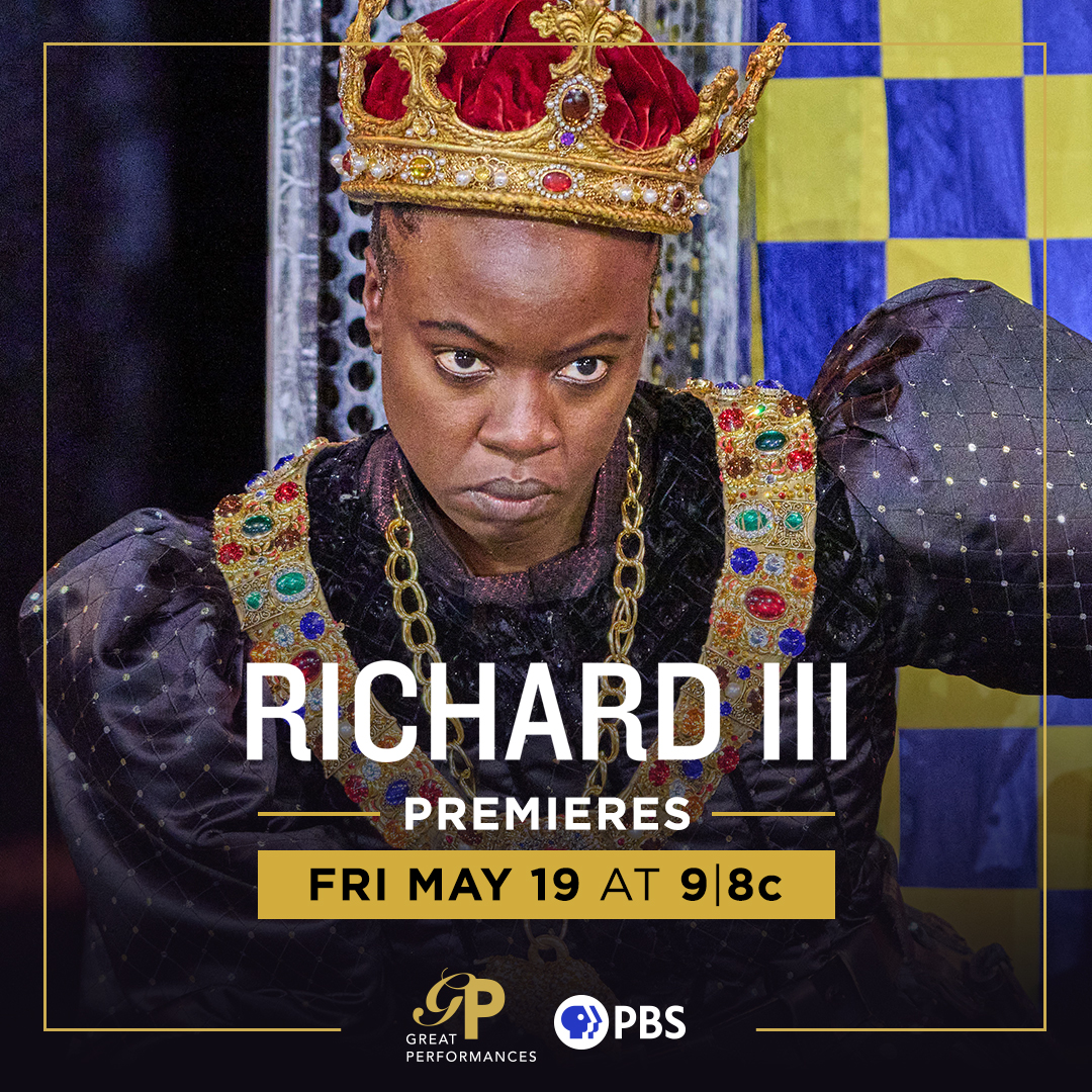 Danai Gurira stars as one of Shakespeare’s most indelible villains. 

'Richard III' premieres Friday, May 19 at 9/8c on PBS. #GreatPerformancesPBS
