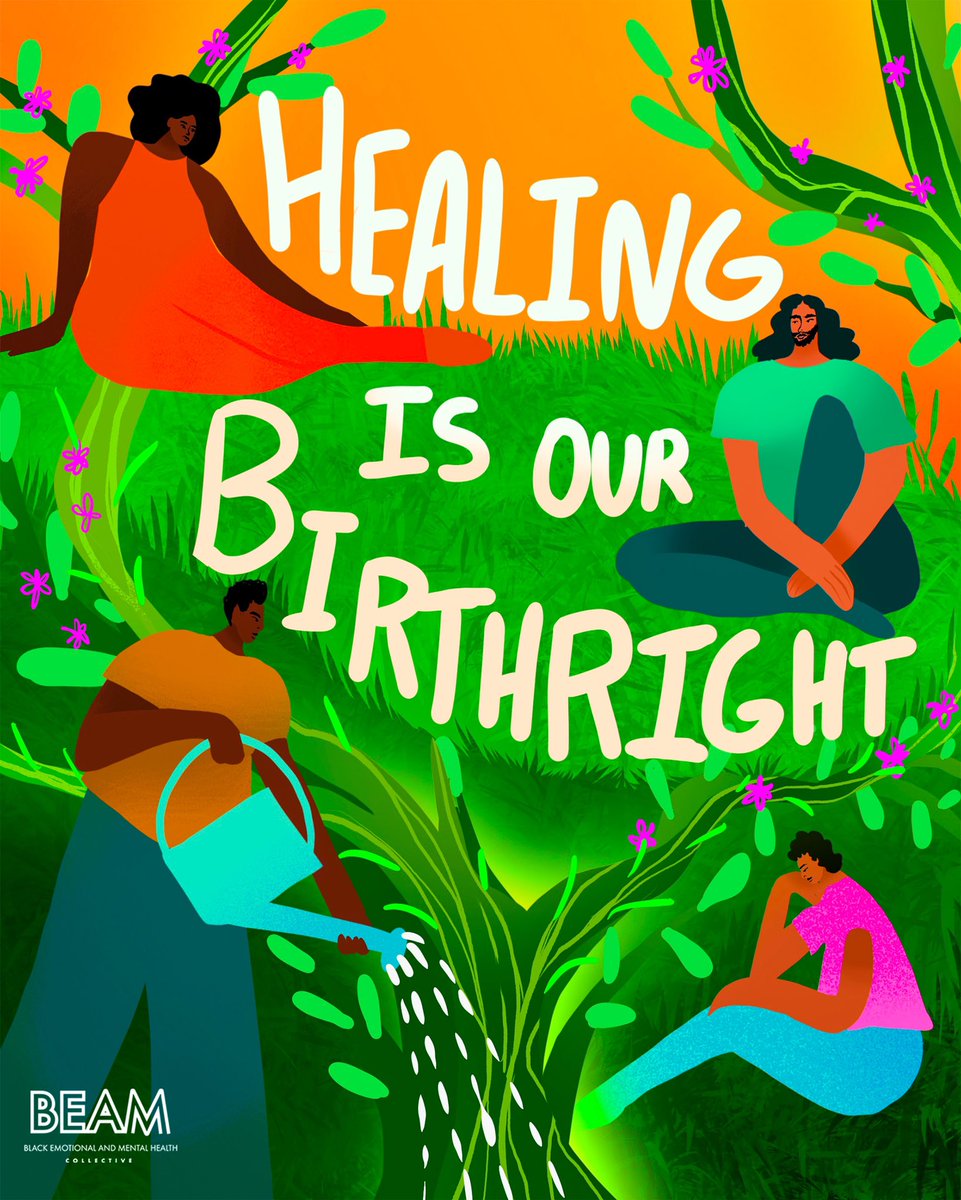 May is Mental Health Month!! We are reminding us all that we have a right to rest, to systems of care that center healing and not profit, and to systems that nourish our lives! Healing is our birthright, this month and every month of the year! ✊🏾🫂💛 #BEAM #MentalHealthMonth