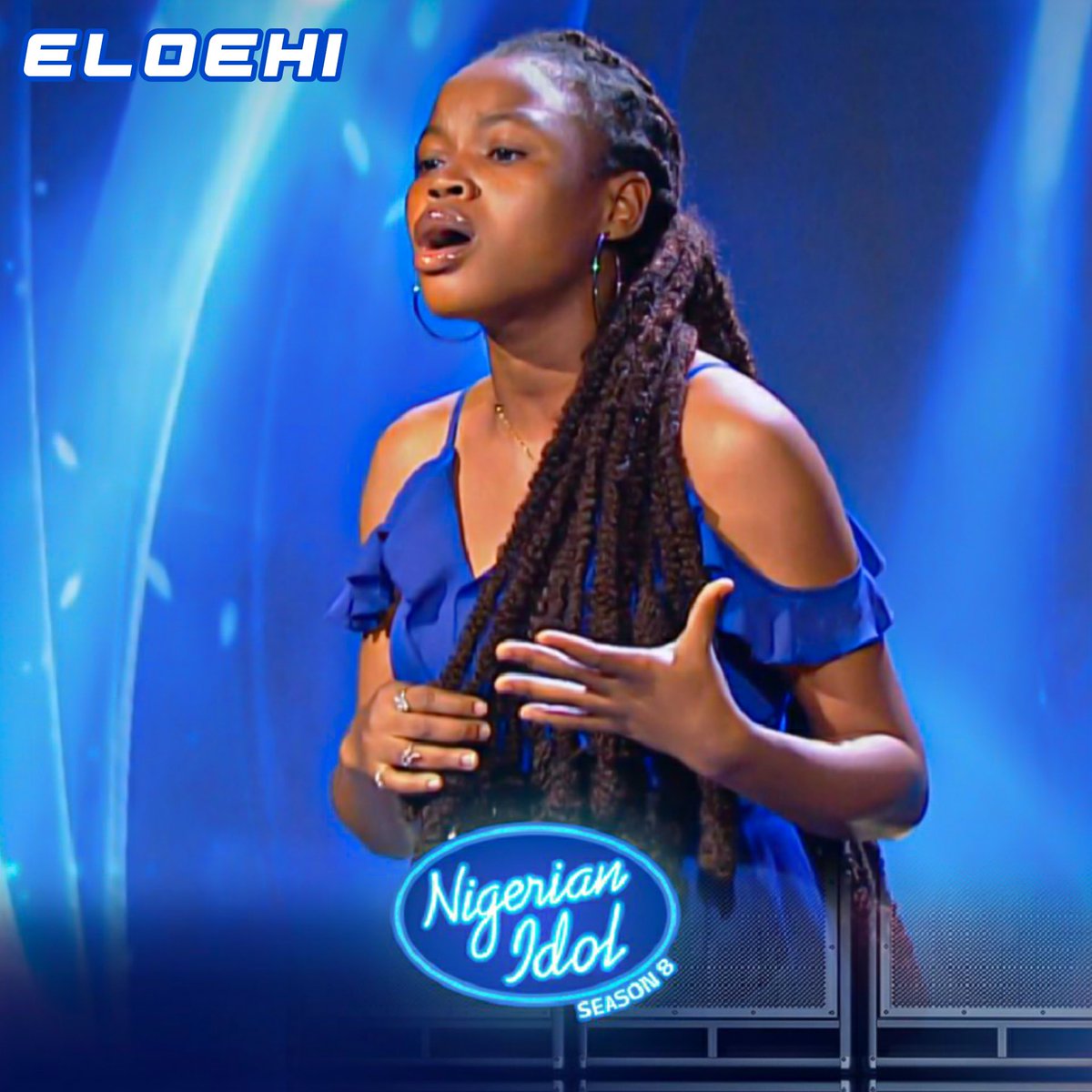 _theeloehi's tweet photo. Your favourite songstress is on Season 8 of Nigerian Idol!!❣️❣️

And guess who got THREE Yeses and a GOLDEN TICKET!!🤩 I'm super excited and I can't wait to show you guys what I'm made of 💪🏼

Remember the name: Eloehi ⭐

@Nigerianidol 
#NigerianIdol #NigerianIdolS8 https://t.co/L5Vcb3dyDA