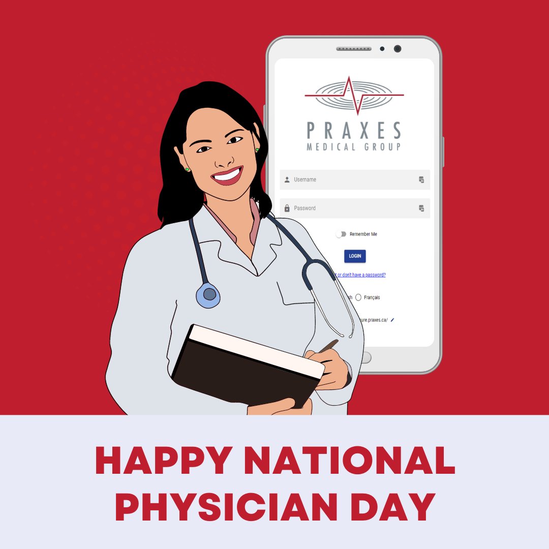 Happy National Physician Day! Today, we want to recognize, honour, and thank our 20 Emergency Specialist Physicians located across Canada. Thank you for being an integral part of the PRAXES team!