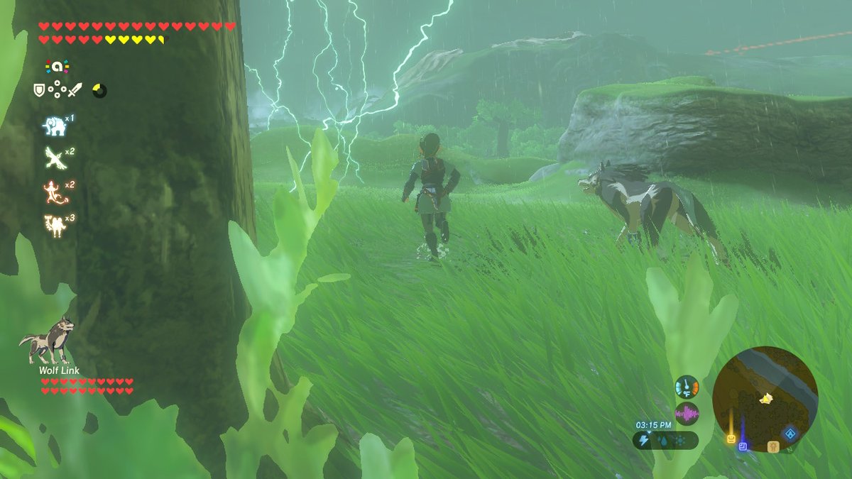 jaz_e93's tweet photo. i love capturing these beautiful lightning strikes#gamergalaxy #BreathoftheWild #NintendoSwitch https://t.co/GU1qtMYFcr