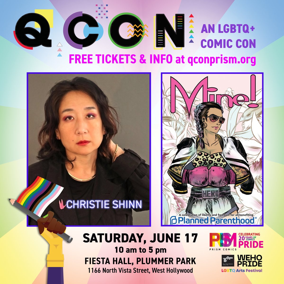 Christie Shine (@horatorastudios), creator of #DemonBitch, will be at #QCon2023! Meet her and other comics creators June 17th at #PlummerPark in <a href="/westhollywood/">West Hollywood</a>! #queercomics