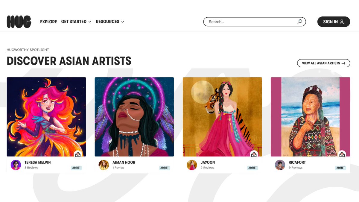 May is AANHPI Heritage Month 🎊

In honor of the occasions, we're shining a spotlight on Asian artists to celebrate:

<a href="/TeresaMelvinart/">Teresa Melvin</a>
<a href="/AimanNoor_NFT/">Aiman Noor</a>
@jayn_yi
@ArteRicafort

You can explore and support more Asian creators using our discovery tools → bit.ly/hugasianart