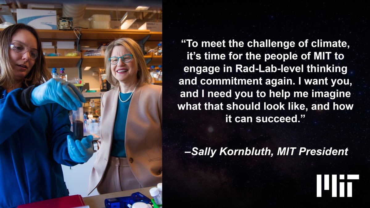 President Sally Kornbluth in her inaugural address on the challenge of climate change, May 1, 2023.